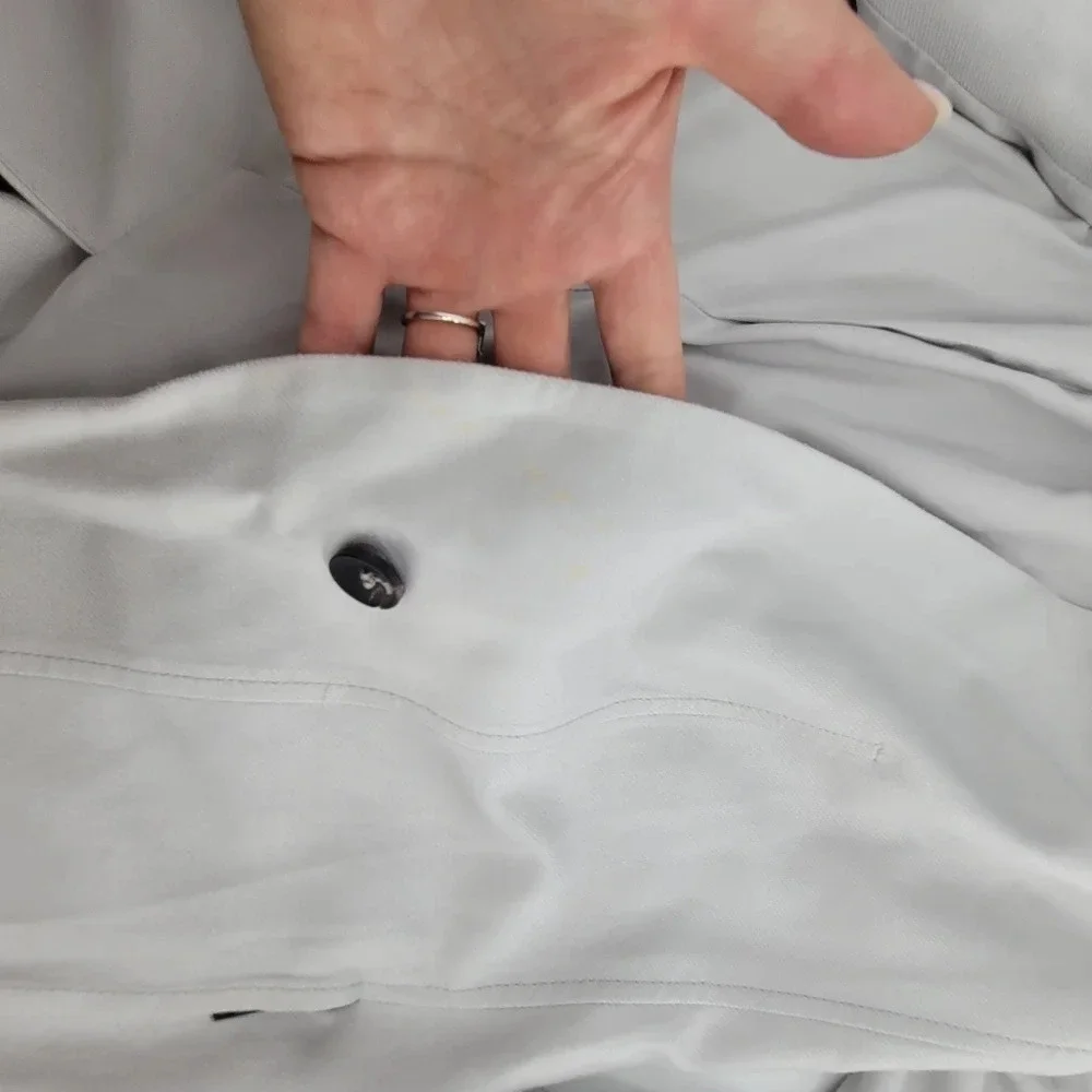 HELMUT Lang Women's White Ash Blazer Ark Suiting jacket top size 6 - Picture 9 of 12